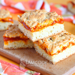 Пирог с облепихой (песочный) — рецепт с фото