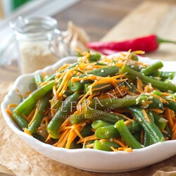 Стручковая фасоль по-корейски