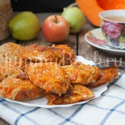 Оладьи из тыквы и яблок - простой и вкусный рецепт с пошаговыми фото