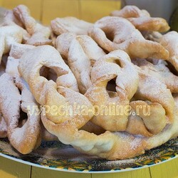 ✔️Хворост на яйцах - как испечь быстро и вкусно, простой рецепт в домашних условиях