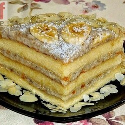 Банановый торт на майонезе со сгущёнкой   / Десерт / Рецепты / Шеф-повар – простые и вкусные кулинарные рецепты, фото-рецепты, видео-рецепты