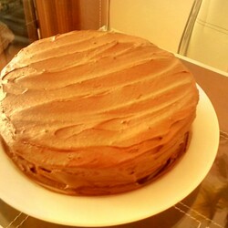 Бисквитный торт на сковороде