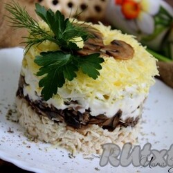 Рецепты салатов с грибами с фото от наших кулинаров