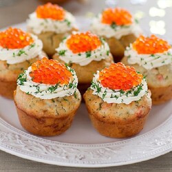 Маффины с лососем - Это со вкусом!
