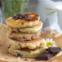 Невероятно вкусные оладьи с бананом и шоколадом