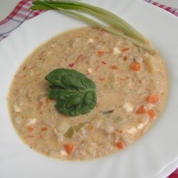 суп с плавленным сыром