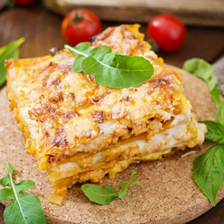 Лазанья из лаваша с куриным фаршем и грибами рецепт с фото дома