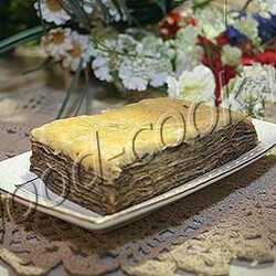 Закусочный торт из лаваша с грибами, рецепт приготовления