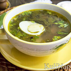 Зеленый борщ с щавелем рецепт с фото