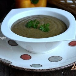 Горохово-баклажановый суп-пюре - пошаговый рецепт с фото