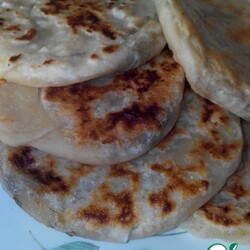 Лепешки с чесноком за 15 минут