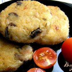 Рисовые котлеты с грибами - пошаговый рецепт с фото