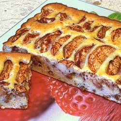 Яблочный пирог с изюмом на сметане / Десерт / Рецепты / Шеф-повар – простые и вкусные кулинарные рецепты, фото-рецепты, видео-рецепты