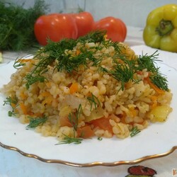 Булгур с овощами - идеальный гарнир!