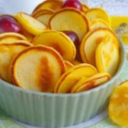 Рецепт мини панкейков на молоке