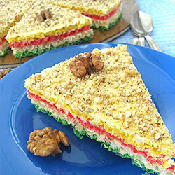 Торт из вафельных коржей-  рецепт с фото