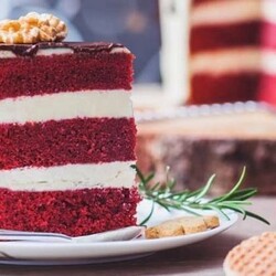 Бисквит красный бархат