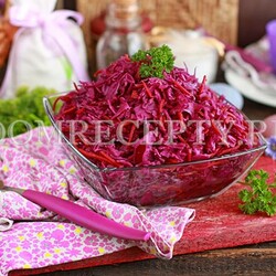 Маринованная красная капуста быстрого приготовления: рецепт с фото