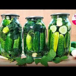 Маринованные Огурцы на Зиму: самый ЛЕГКИЙ Доступный рецепт! Хрустящие без стерилизации и без хрена!