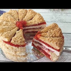 Знаменитый ФРИЗСКИЙ Торт! Вкуснее "Наполеона"! Очень быстро, без желатина!