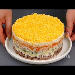 Попробовала и 100% буду готовить снова! ПЕЧЕНКА ПОД ШУБОЙ