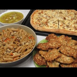 оладьи капуст мясн пирог суп макароны с фаршем - 4 блюда из 1 кг фарша