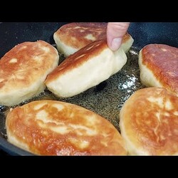 "ПОДГУЛЯВШИЙ" кефир и 1 яйцо!  Пеку вкусные пышки и самые ПЫШНЫЕ пирожки с яблоками.