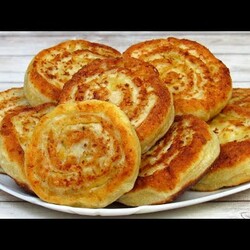 Делаю такие сыну в школу на перекус, быстрые и вкусные ленивые пирожки