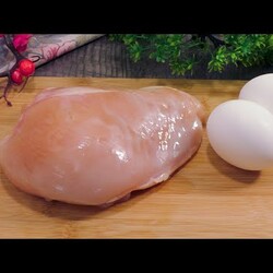 Куриная грудка и яйца! На скорую руку это лучший вариант!