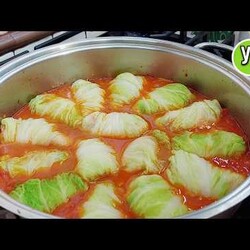 постные голубцы с фасолью