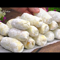 Ореховые трубочки за 10 минут! Простой и очень вкусный рецепт печенья!