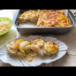 Так вкусно и просто! Картошка с мясом в духовке. Вкуснейший обед по домашнему.