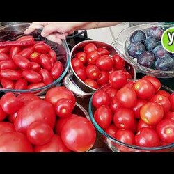 4 вида заготовок за час! Так БЫСТРО помидоры огурцы ассорти на зиму, я еще не закрывала! универсальный маринад Без стерилизации.