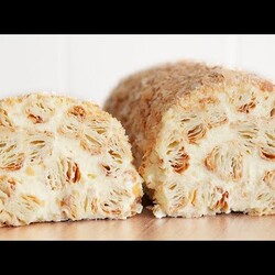 Торт Наполеон за 20 минут! Простой, быстрый и вкусный торт! Торт Наполеон из слоеного теста