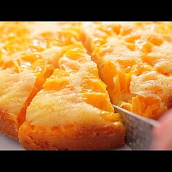 Скорее сохраняйте рецепт! Очень вкусный и сочный пирог с мандаринами! Простой и быстрый рецепт