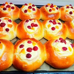 Нежнейшие ВАТРУШКИ с ТВОРОГОМ и ЯГОДАМИ-ну,оОчень ВКУСНЫЕ !!!