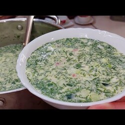 Летом самое то - Вкусный ХОЛОДНЫЙ СУП! Окрошка, а не окрошка.