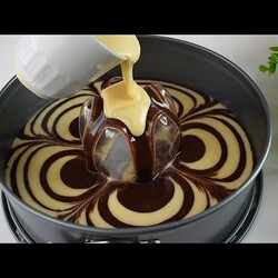 пирог зебра