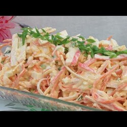 МОЙ ХОДОВОЙ САЛАТ на ВСЕ ПРАЗДНИКИ! "Крабик" - Вкусный салат на праздничный стол