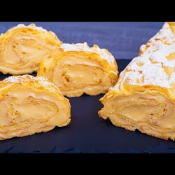 Эклеры НЕ ПОКУПАЮ! Готовлю ТАКОЙ РУЛЕТ-ПИРОЖНОЕ уже много лет!