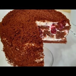 ПОСТНЫЙ Торт ПАНЧО! Торт с начинкой из вишни БЕЗ ЯИЦ, БЕЗ МОЛОЧНЫХ ПРОДУКТОВ!