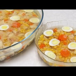 Заливное из Курицы или Домашний Холодец