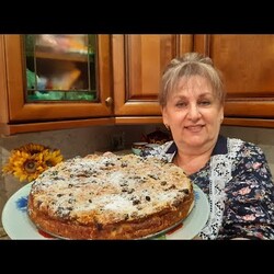 Ленивый пирог к чаю. Без замеса теста.