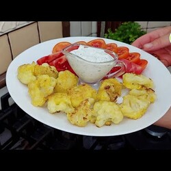 Съели за 5 минут и было мало! Наше знакомство с цветной капустой!