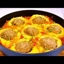 Потрясающий ОБЕД НА СКОВОРОДЕ - Вкусный, Сочный, Сытный
