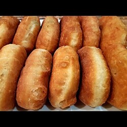 Самое быстрое тесто для пирожков. Пирожки как пух на кефире.Без дрожжей. На сковороде! Просто быстро