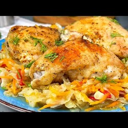 "Все сложила и забыла" - рецепт ужина,который всегда выручает! ВКУСНО и ПРОСТО! Курочка "в огороде"