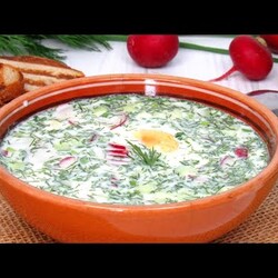 Самая Вкусная ОКРОШКА! Запомните этот РЕЦЕПТ и скорее ГОТОВЬТЕ! Рецепт Окрошки на Кефире и Минералке