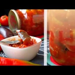 Лечо с баклажанами на зиму