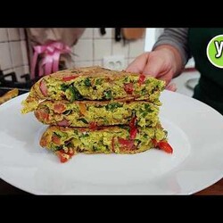 Вкусно, как ни назови - омлет, пирог, запеканка. Готовим полезный завтрак!